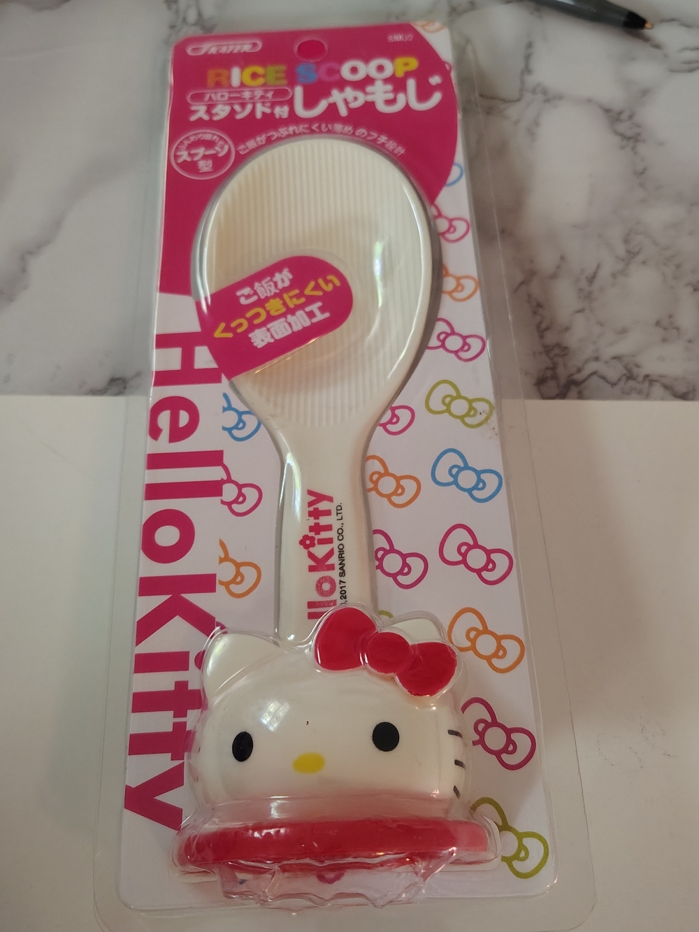 Hello Kitty White Spoon with Red Bow Kitchen Scoop